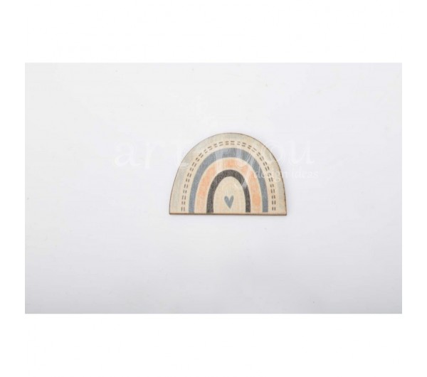 Ξύλινο Ουράνιο τόξο 10τμχ